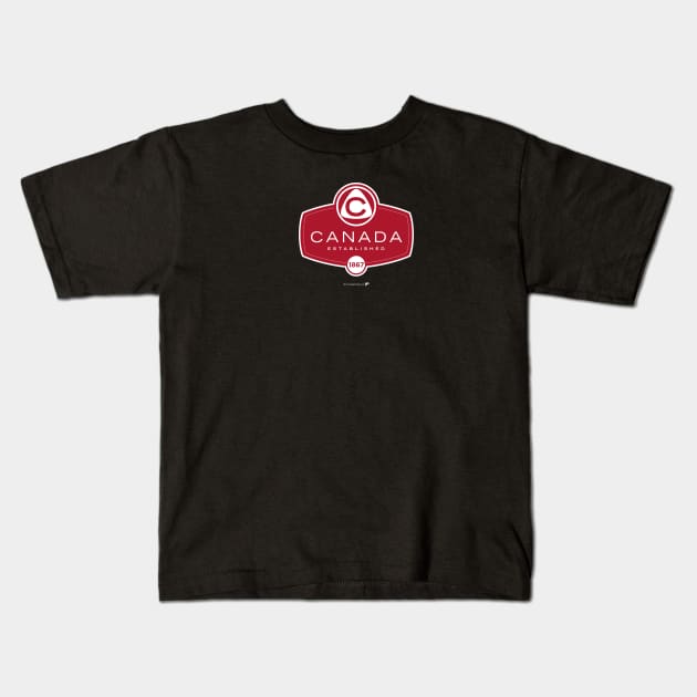 Canada Accolade Kids T-Shirt by trevorb74